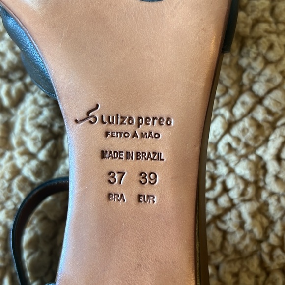 Anthro Black and Gold Heels - Picture 5 of 5